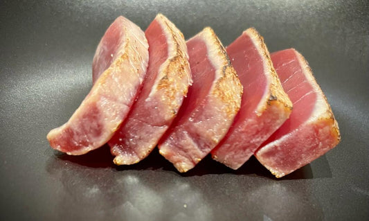 Flamed tuna sashimi (5Pieces)